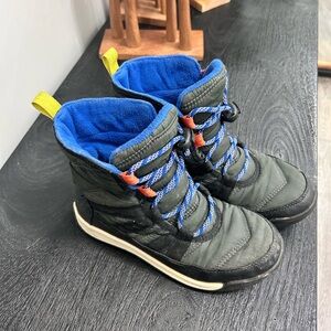 Sorel Kids' Black and Blue Winter Boots
